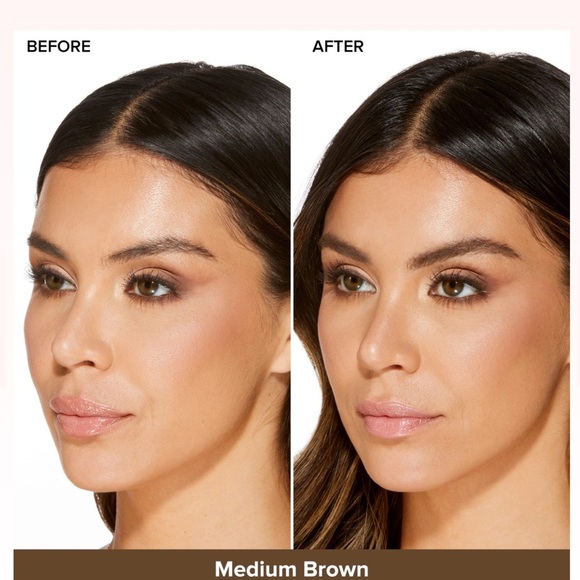 Too Faced medium‎ brown Brush-On Hair Fluffy Eyebrow Gel new - Picture 6 of 7